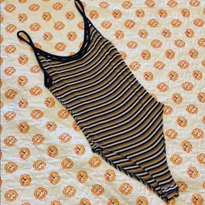 Multi colored body suit